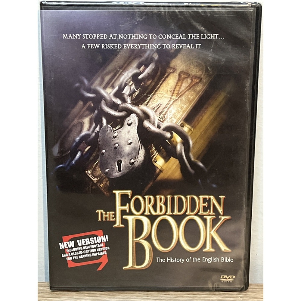 The Forbidden Book History of the English Bible (DVD 2005) Factory Sealed
